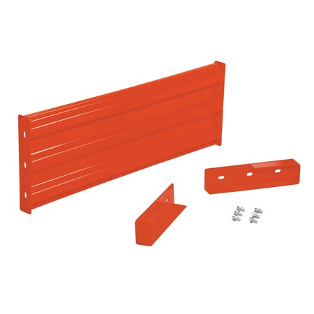 Vestil DROP-IN STYLE GUARD RAIL 4 FT ORANGE GR-F3R-DI-4-OR
